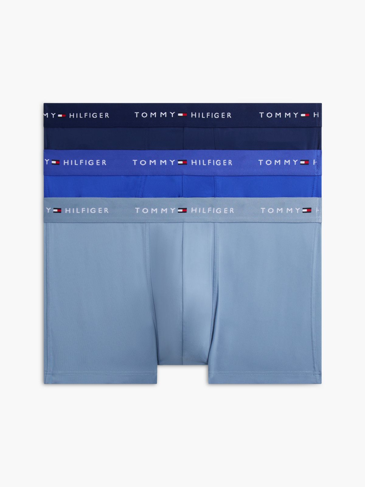3-Pack Signature Logo Microfibre Trunks — Multi