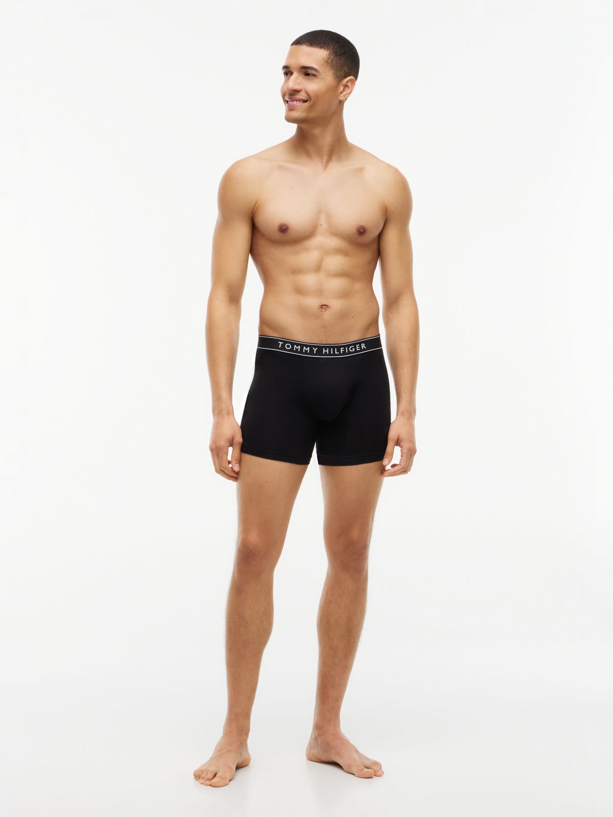 3-Pack Essential Logo Waistband Boxer Briefs — Red