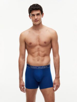 yellow 3-pack essential logo waistband boxer briefs for men tommy hilfiger