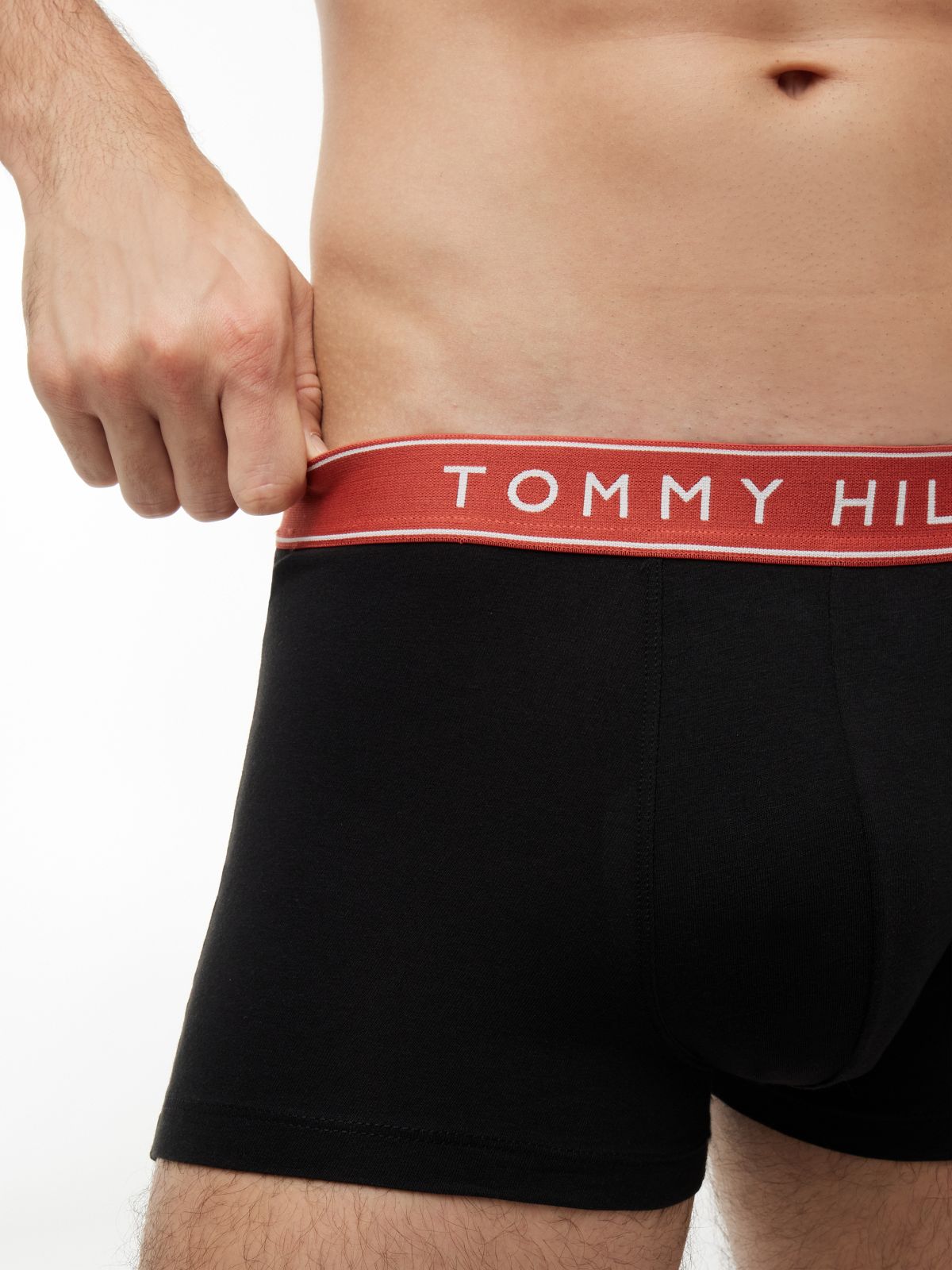 3-Pack Essential Logo Waistband Trunks — Multi