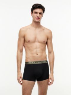 3-Pack Essential Logo Waistband Trunks — Multi 7