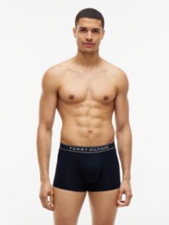 3-Pack Essential Logo Waistband Trunks — Red 2