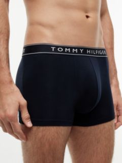 3-Pack Essential Logo Waistband Trunks — Red 4
