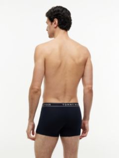 3-Pack Essential Logo Waistband Trunks — Red 5