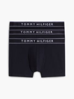 3-Pack Essential Logo Waistband Trunks — Red 1