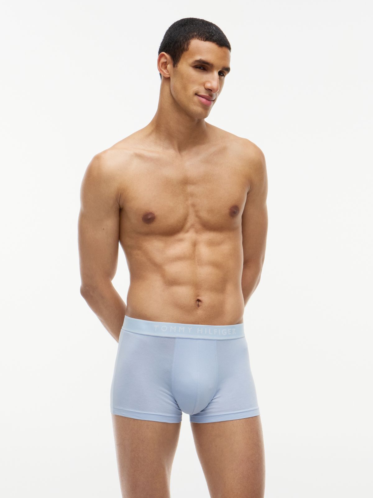 3-Pack Essential Logo Waistband Trunks — Yellow