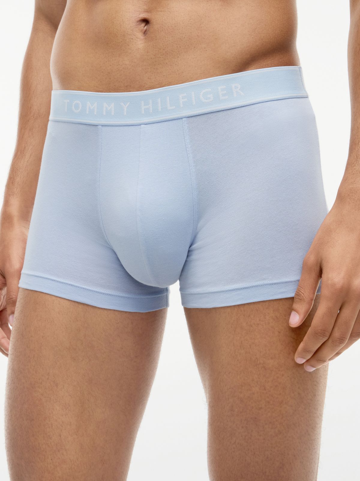 3-Pack Essential Logo Waistband Trunks — Yellow