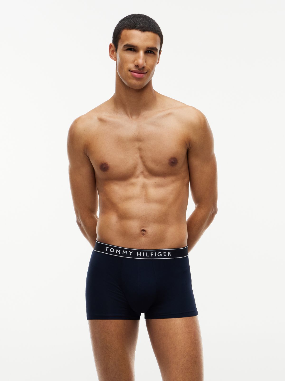 3-Pack Essential Logo Waistband Trunks — Yellow
