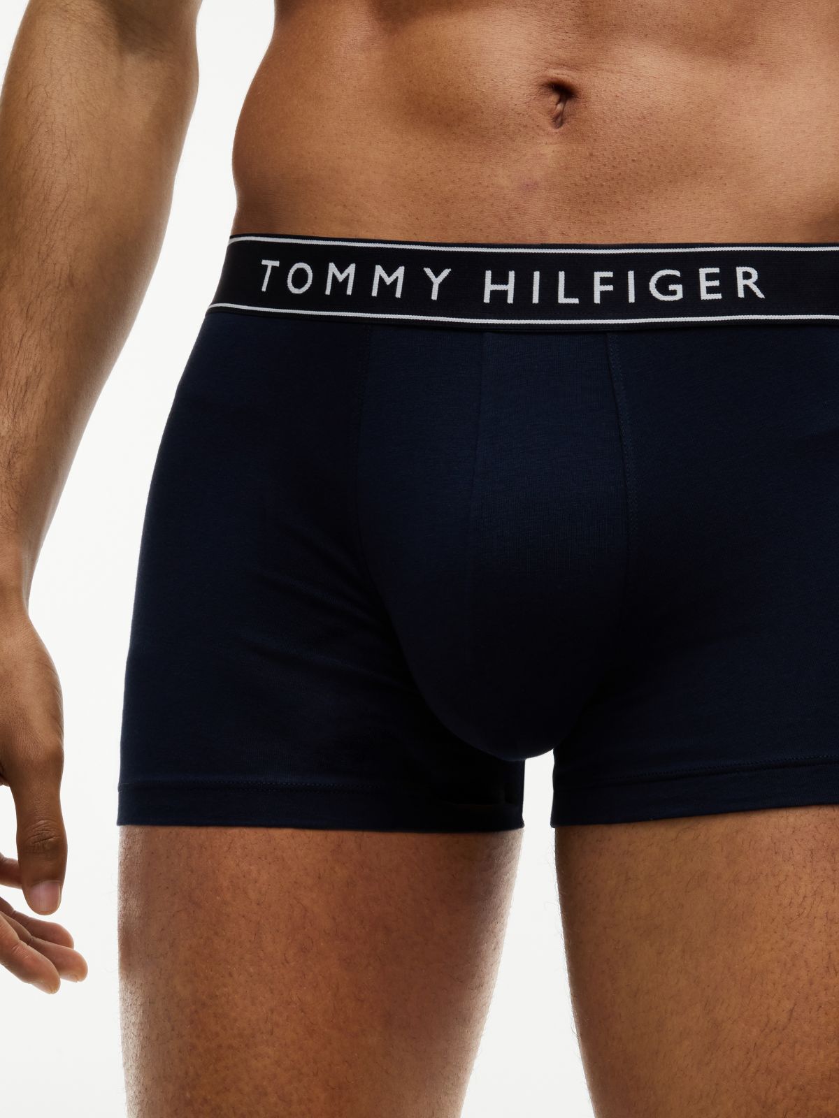 3-Pack Essential Logo Waistband Trunks — Yellow
