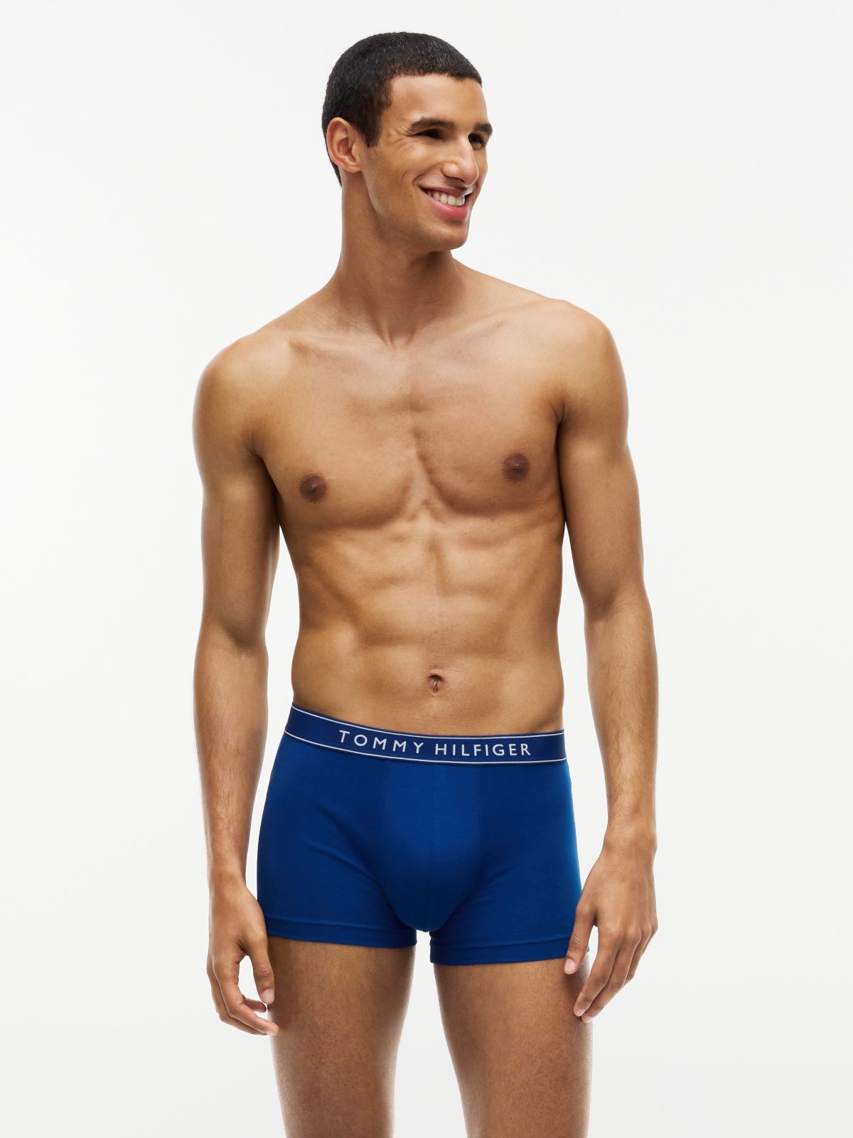 3-Pack Essential Logo Waistband Trunks — Yellow