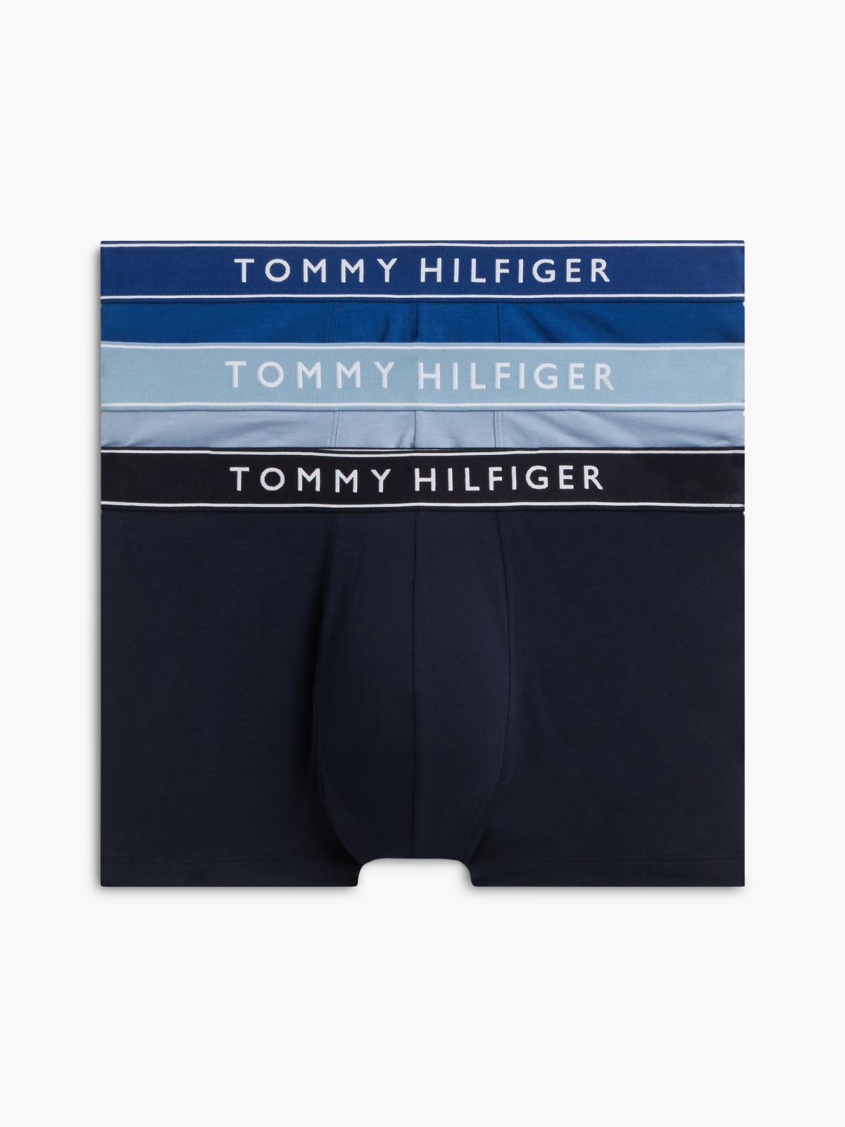 3-Pack Essential Logo Waistband Trunks — Yellow