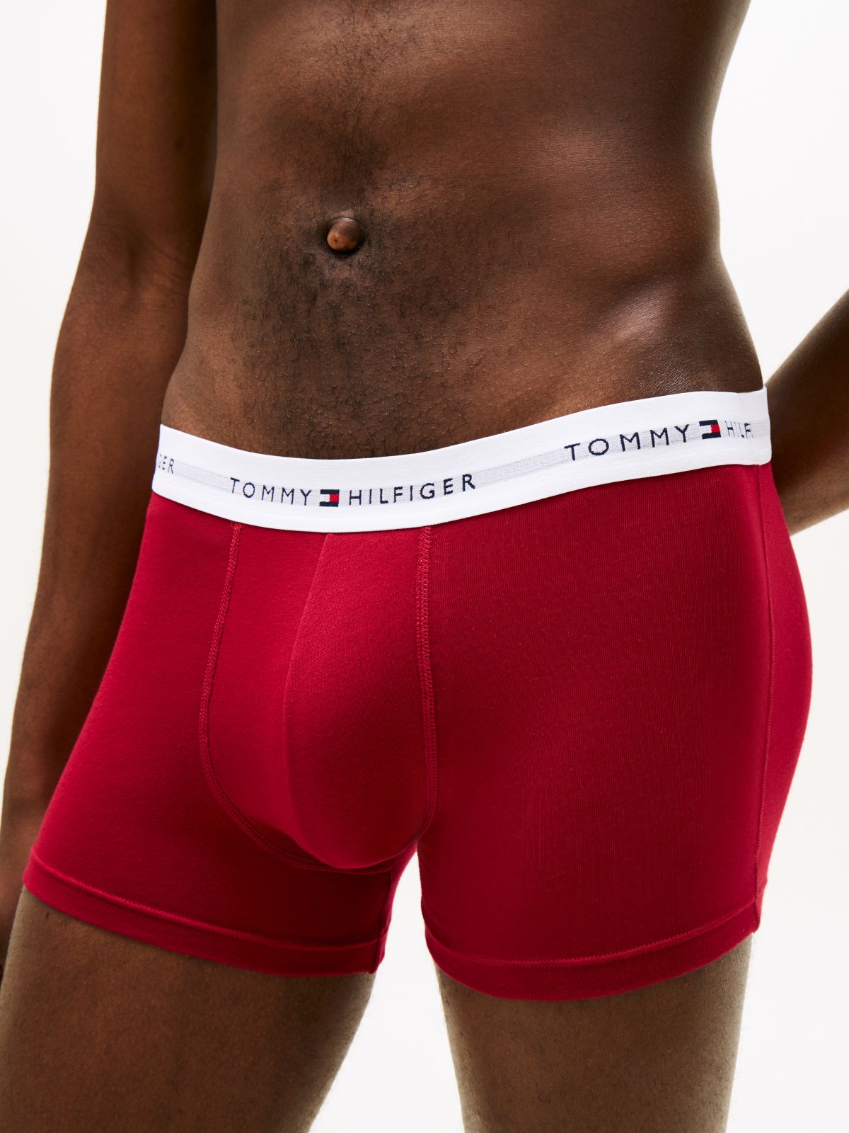 3-Pack Signature Logo Waistband Trunks — Blue