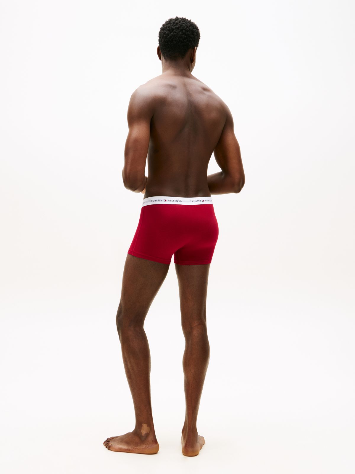 3-Pack Signature Logo Waistband Trunks — Blue
