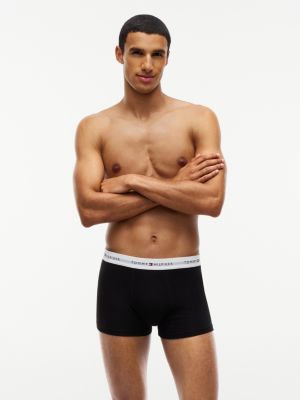 pack de 3 calzoncillos trunk signature con logo roja de hombres tommy hilfiger