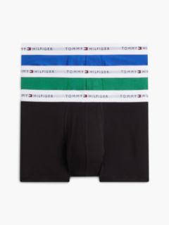 3-Pack Signature Logo Waistband Trunks — Red 1