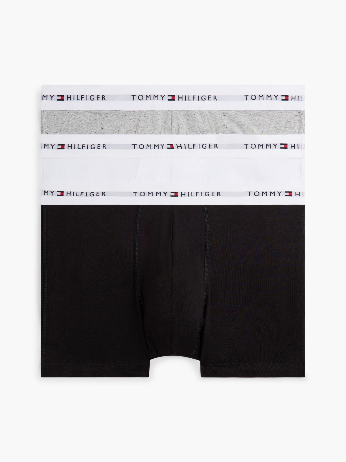 3-Pack Signature Logo Waistband Trunks — Multi