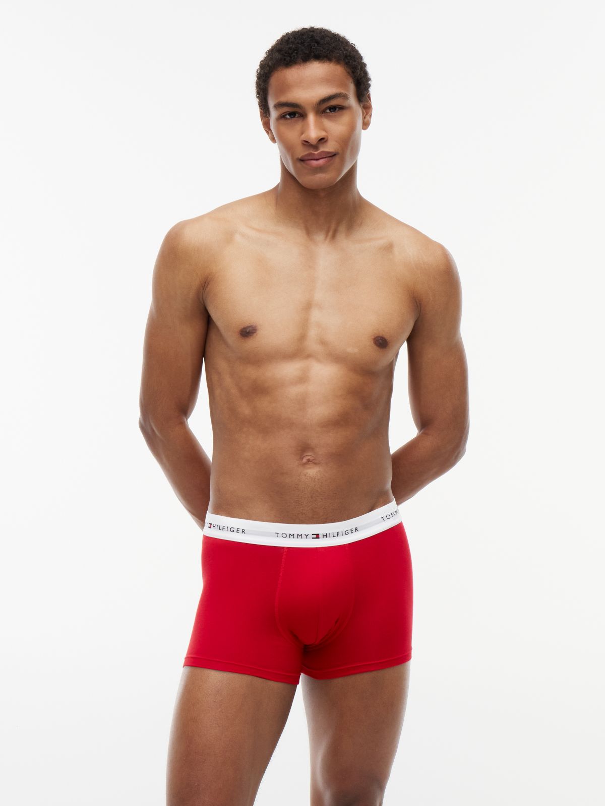 3-Pack Signature Logo Waistband Trunks — Multi