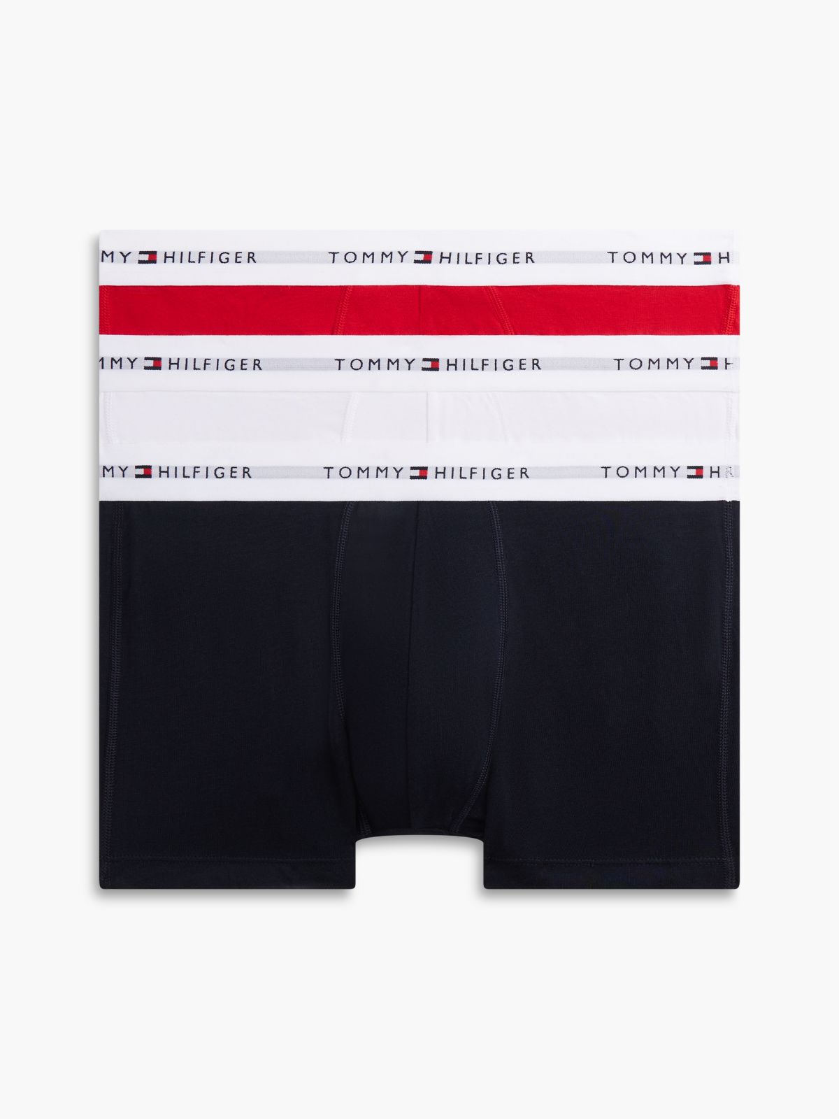 3-Pack Signature Logo Waistband Trunks — Multi