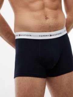 3-Pack Signature Logo Waistband Trunks — Blue 4
