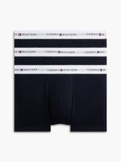 3-Pack Signature Logo Waistband Trunks — Blue 1