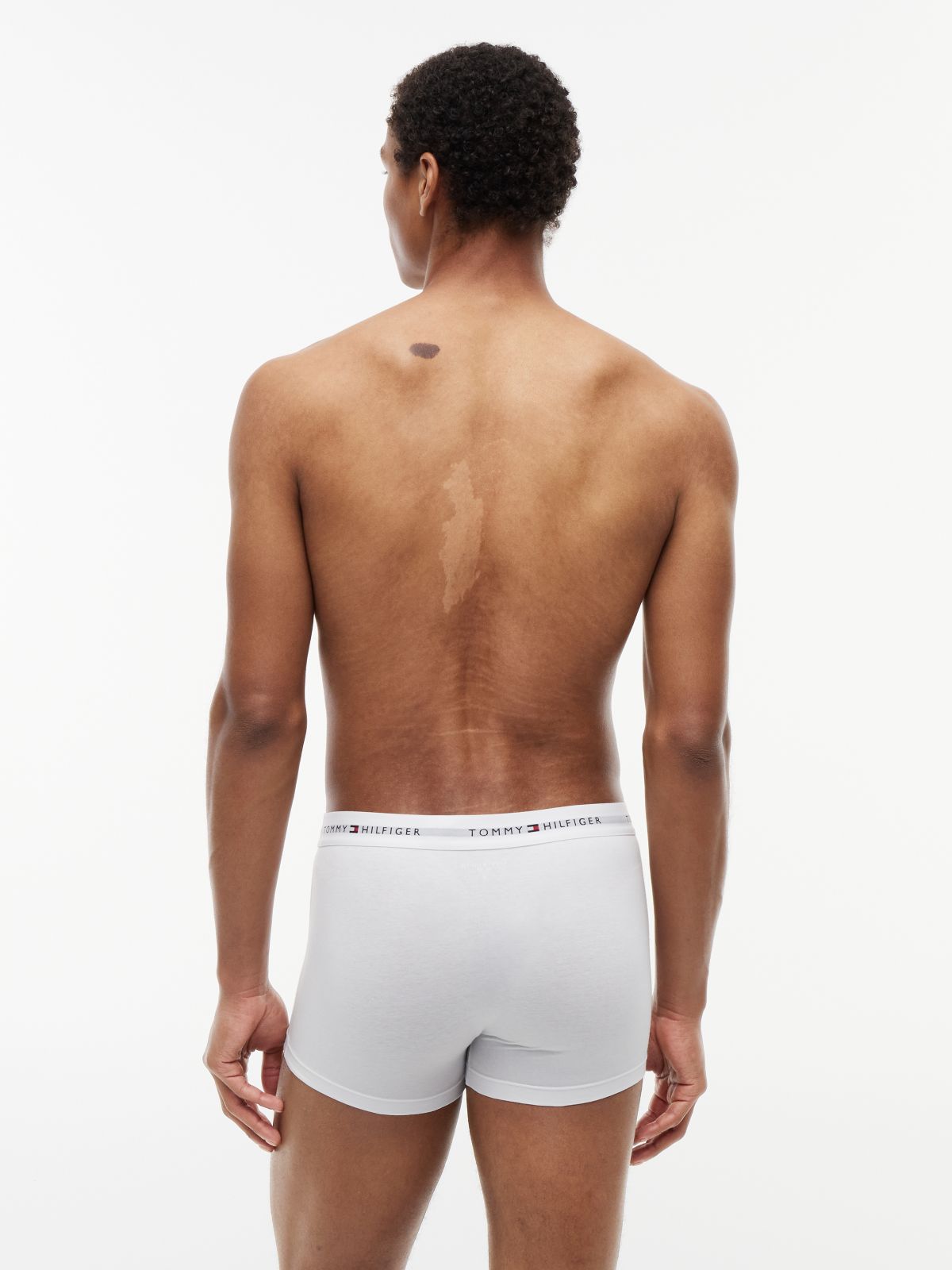 3-Pack Signature Logo Waistband Trunks — White