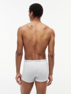 3-Pack Signature Logo Waistband Trunks — White 5