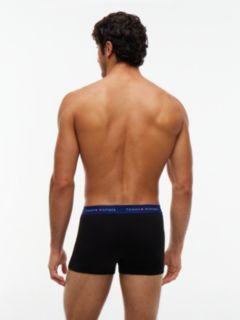 3-Pack Signature Logo Contrast Waistband Trunks — Black 5
