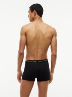 3-Pack Signature Logo Contrast Waistband Trunks — Black 5