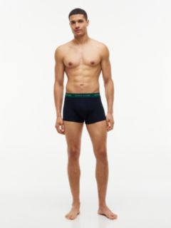3-Pack Signature Logo Contrast Waistband Trunks — Beige 3