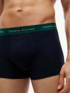 3-Pack Signature Logo Contrast Waistband Trunks — Beige 4