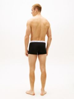 3-Pack Signature Logo Contrast Waistband Trunks — Blue 5
