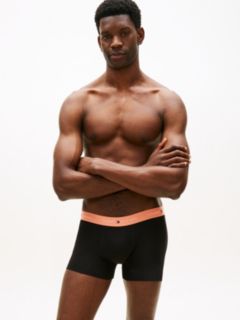3-Pack Signature Logo Contrast Waistband Trunks — Blue 2