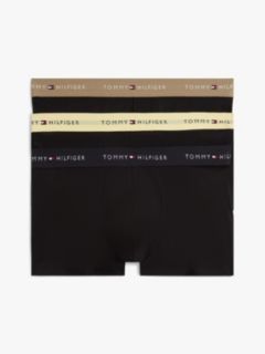 3-Pack Signature Logo Contrast Waistband Trunks — Gold 1