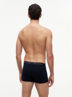 3-Pack Signature Logo Contrast Waistband Trunks — Pink 5