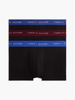 3-Pack Signature Logo Contrast Waistband Trunks — Pink 1