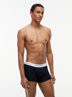 3-Pack Signature Logo Contrast Waistband Trunks — Multi 7