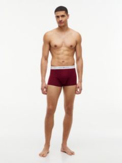 3-Pack Signature Logo Waistband Print Trunks — Black 3