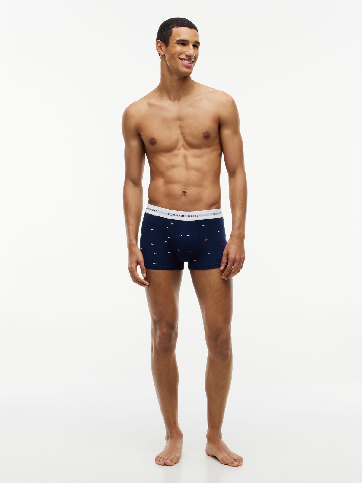 3-Pack Signature Logo Waistband Print Trunks — Multi