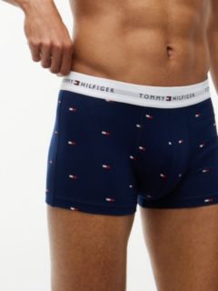 3-Pack Signature Logo Waistband Print Trunks — Multi 4