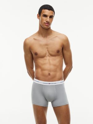 multi 3er-pack trunks mit signatur-logo am bund und print für herren - tommy hilfiger