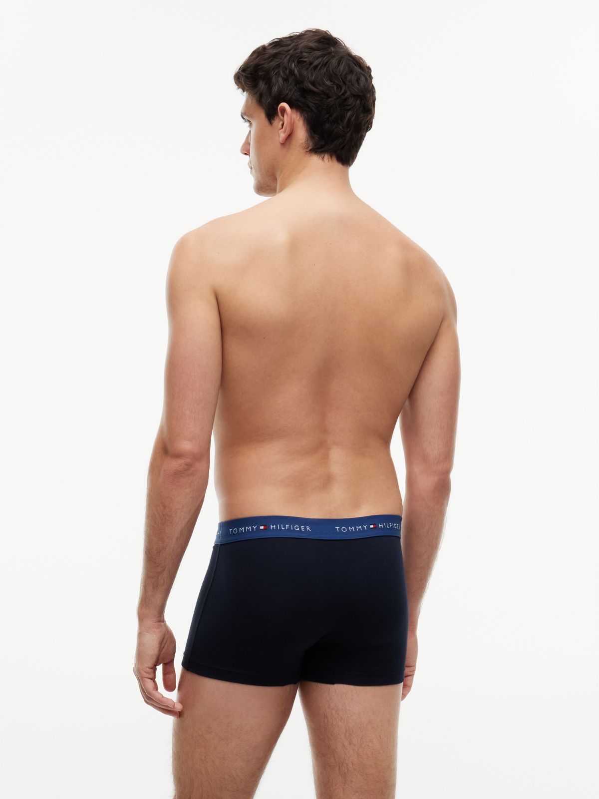 5-Pack Signature Logo Waistband Trunks — Grey