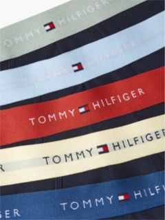5-Pack Signature Logo Waistband Trunks — Grey 10