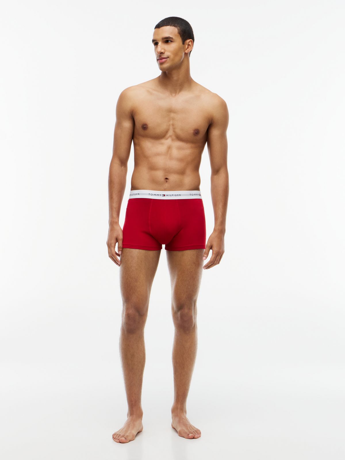 7-Pack Signature Logo Waistband Trunks — Blue