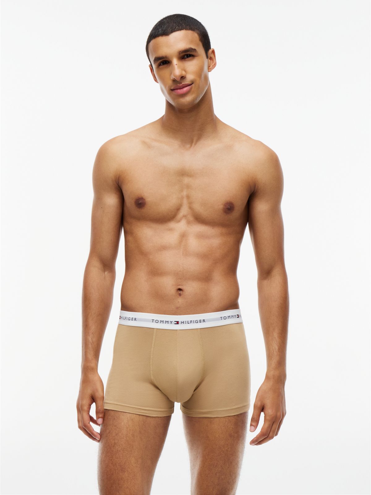 7-Pack Signature Logo Waistband Trunks — Blue