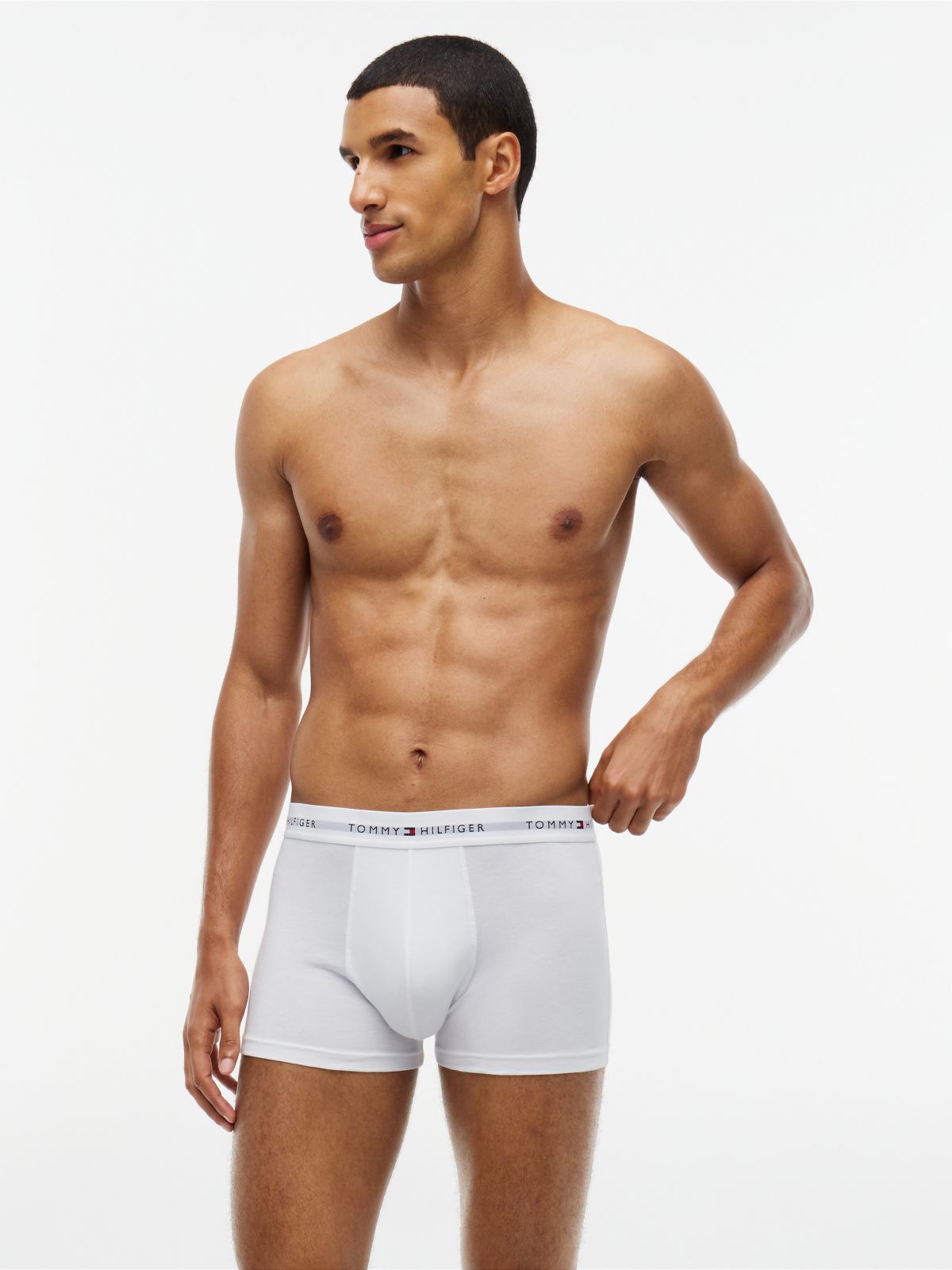 7-Pack Signature Logo Waistband Trunks — Blue