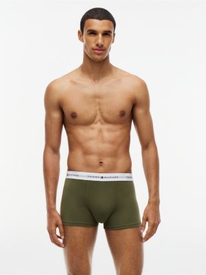 pack de 7 calzoncillos trunk signature con cintura con logo azul de hombres tommy hilfiger