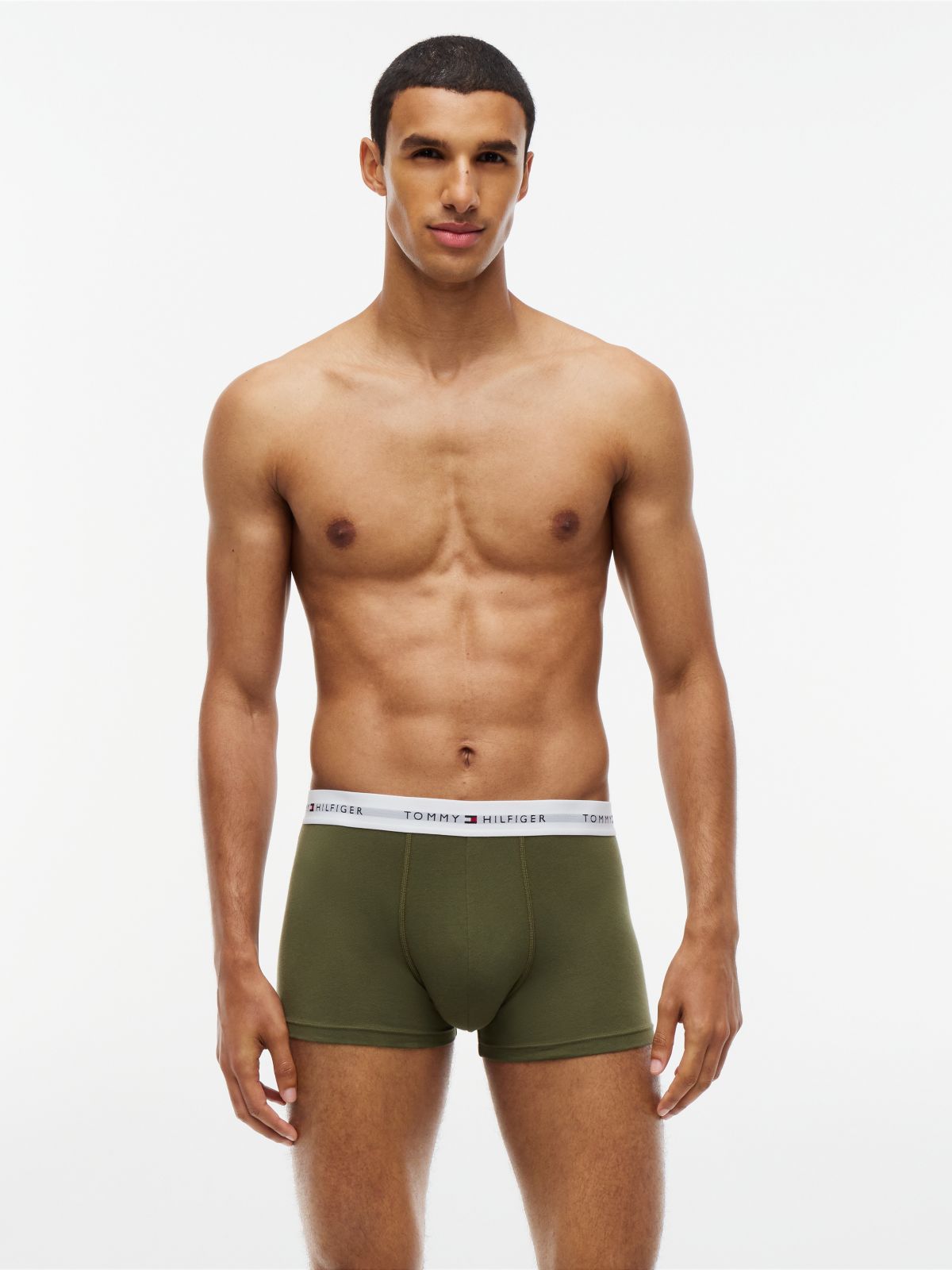 7-Pack Signature Logo Waistband Trunks — Blue