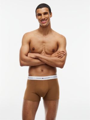 pack de 7 calzoncillos trunk signature con cintura con logo azul de hombres tommy hilfiger