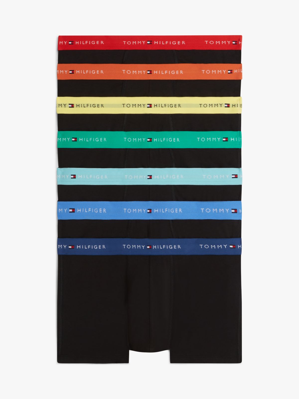 7-Pack Signature Logo Waistband Trunks — Multi