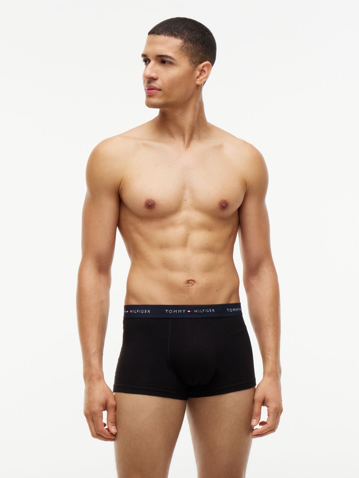 7-Pack Signature Logo Waistband Trunks — Blue